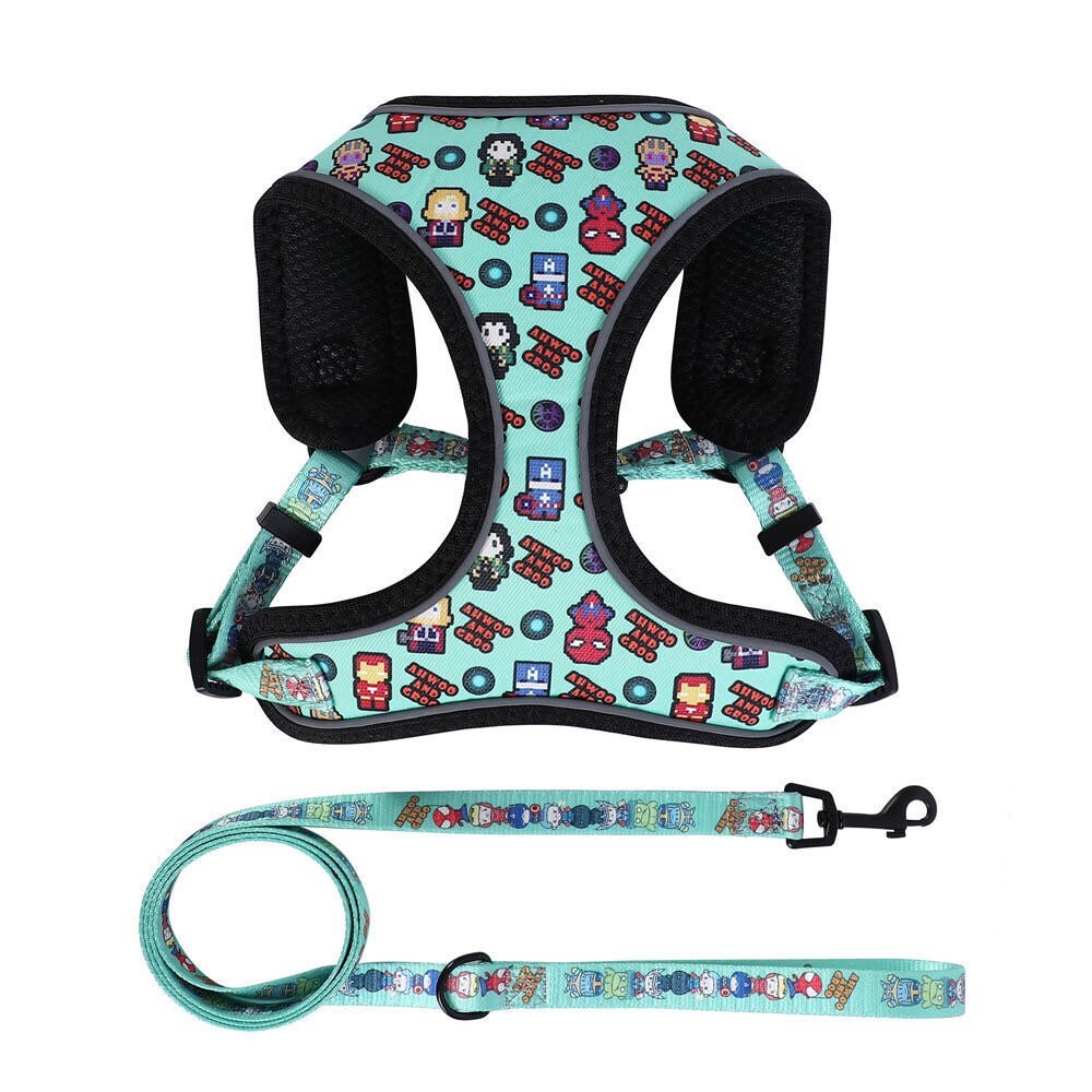 Spring Summer Cute Dog Harness Dog Chest Harness Set Cute Etsy