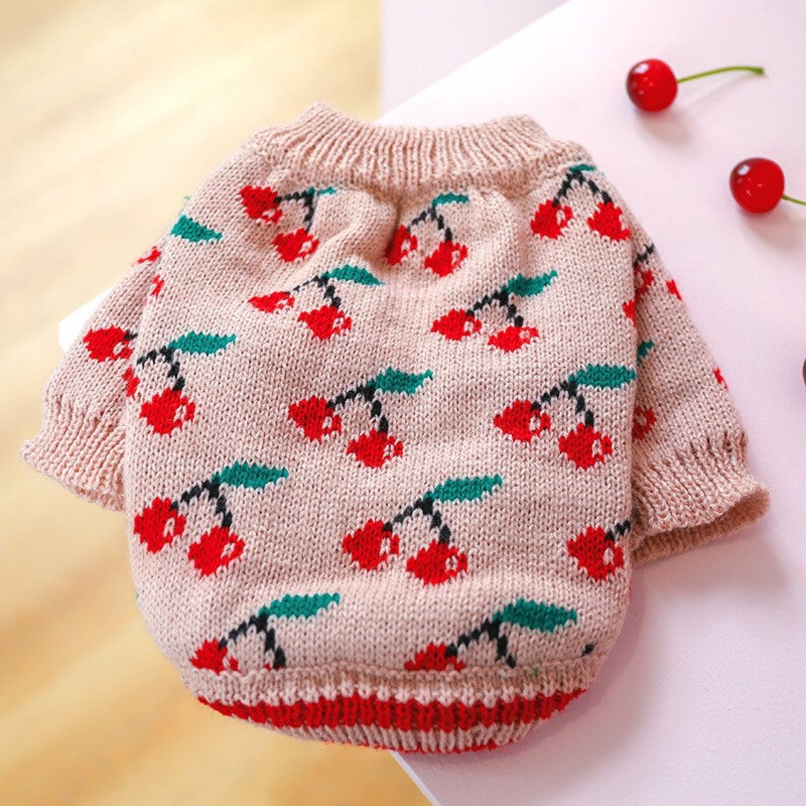 Hand gestrickte Hundepullover Hund Welpe Kleidung Kurkuma Etsy