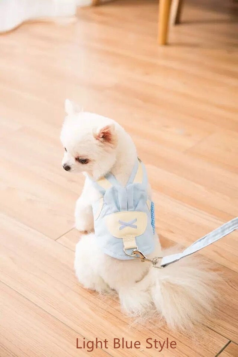 Spring Summer Dog Harness Dog Chest Harness Set Cute Dog Etsy