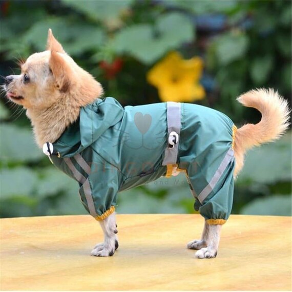 Waterproof Dog Clothes for Small Dogs Pet Rain Coats Jacket Etsy