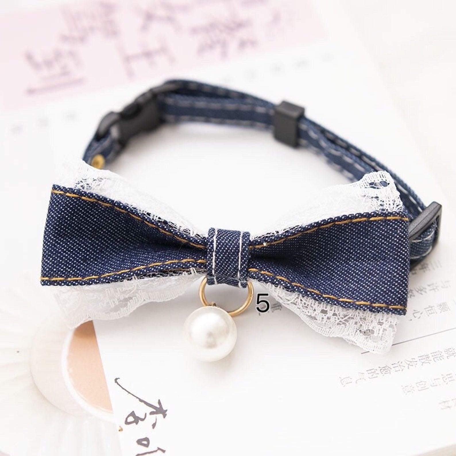 Pet Dog Collar Cute Dogs Necklaces Pet Adjustable Collars For Etsy