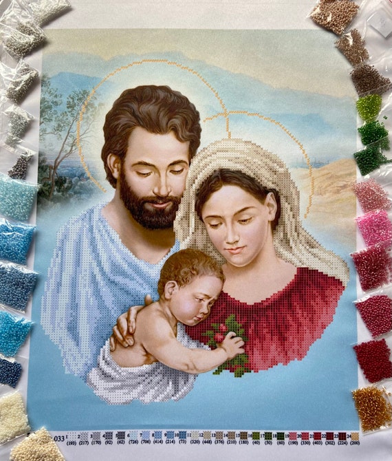 ICONETTA SACRA FAMIGLIA 94 con foglia oro . - | Centro Arte e Arredo Liturgico ICONETTA SACRA FAMIGLIA 94 con foglia oro . - | Centro Arte e Arredo Liturgico
