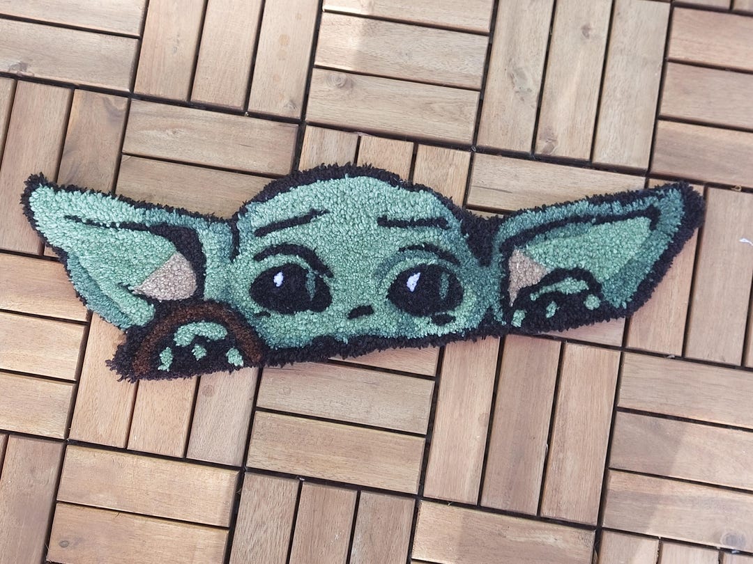 Grogu Tufted Rug - Etsy