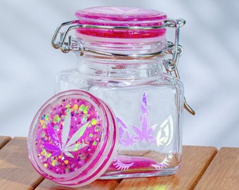 Unicorn Stash With Airtight Lid Jar