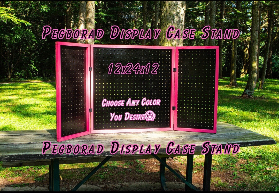 Pegboard Jewelry Display Case Tri Fold 12x24x12 Pop up Display Etsy