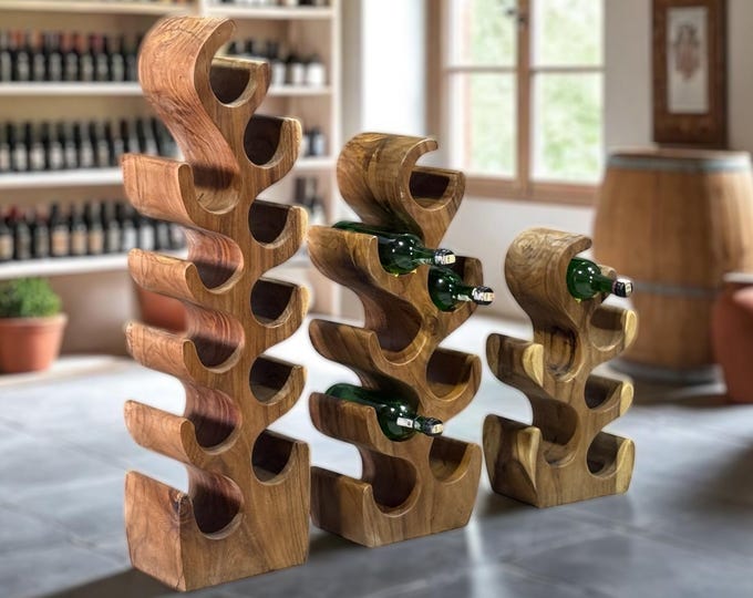 Vintage French Bottle Drying Rack (galvanised Rustic Wine