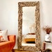 Oversized Floor Mirror Tall Narrow Mirror Full Length, Driftwood Floor ...