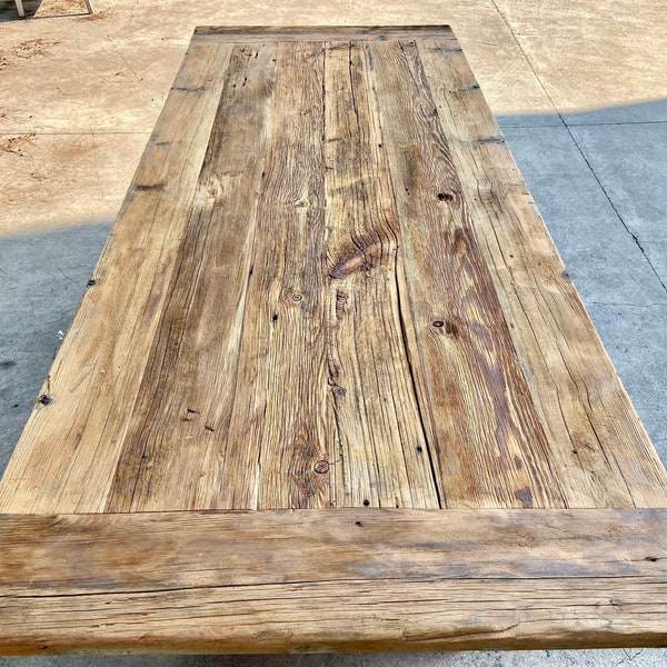 Wood Dining Table - Etsy