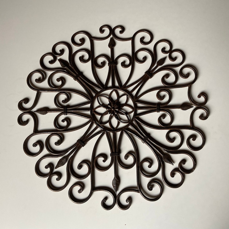 Outdoor Wrought Iron Decor