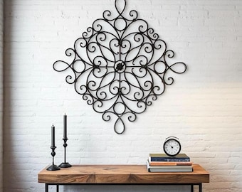 Blacksmith Crafted Wrought Iron Wall Art – Timeless Statement Piece