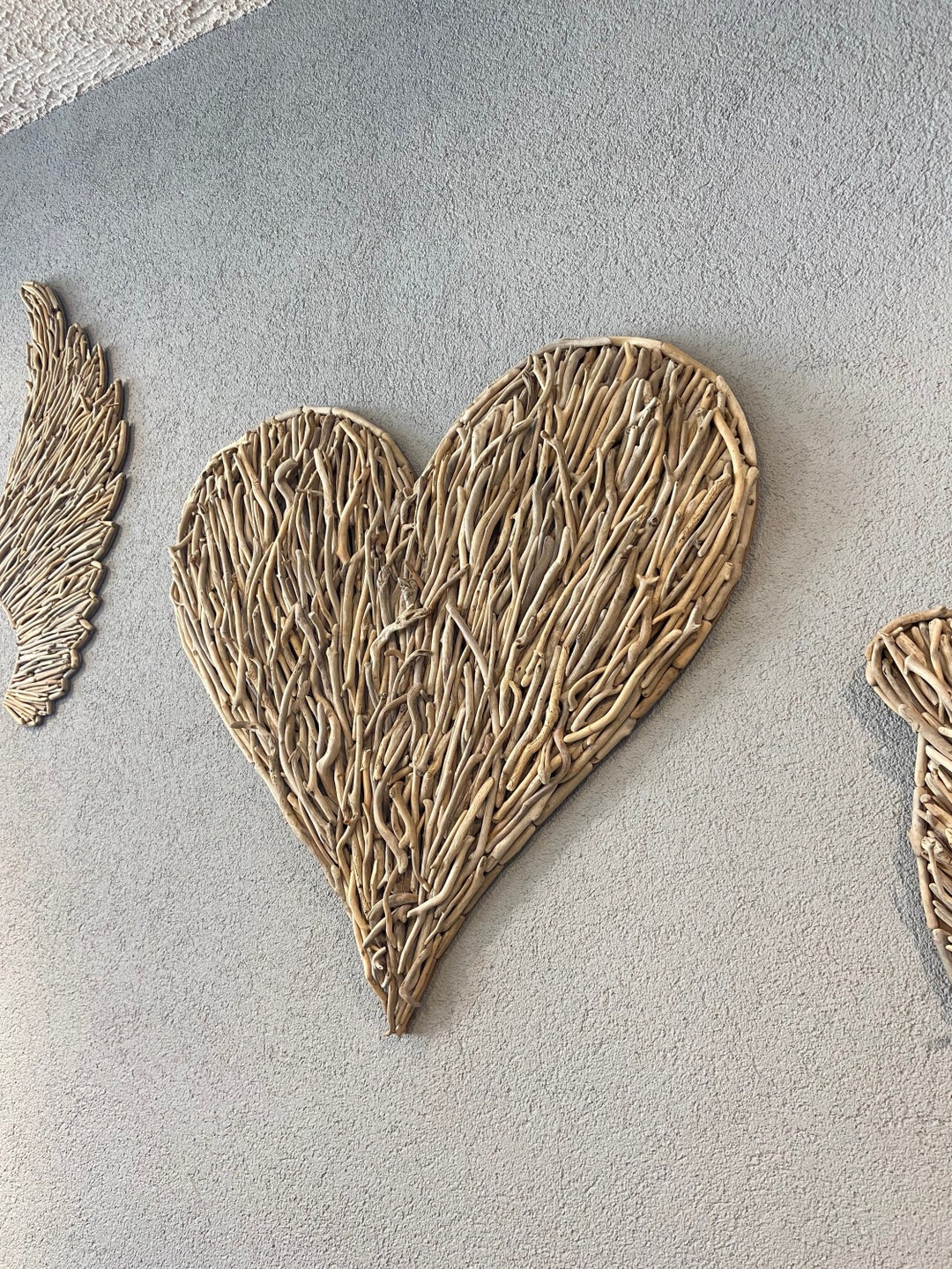 Large Wood Heart Wall Art Wooden Decor Large Wedding Decor Etsy