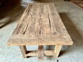 Reclaimed Barnwood Dining Table: Rustic Farmhouse Solid Oak Kitchen Table