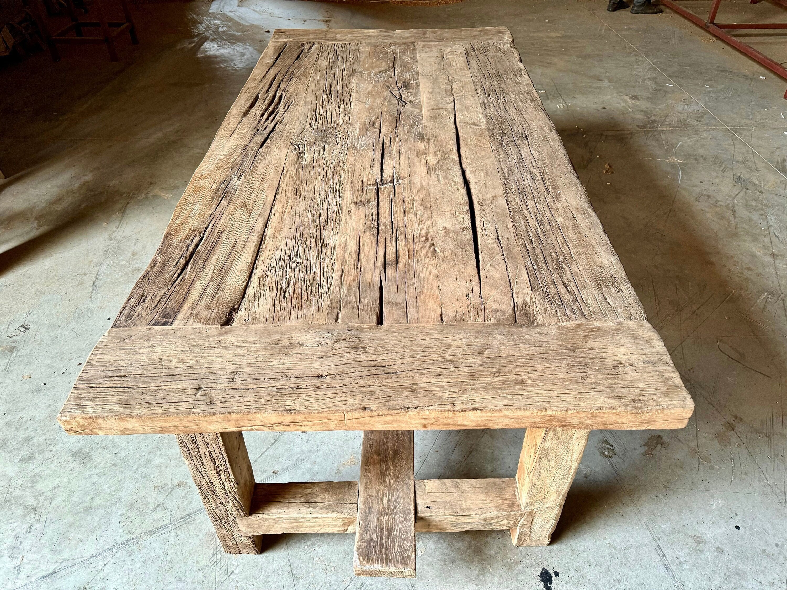 Reclaimed Barnwood Dining Table Rustic Farmhouse Table Solid Oak Dining Table Rustic Barnwood Furniture Reclaimed Wood Farm Table Etsy