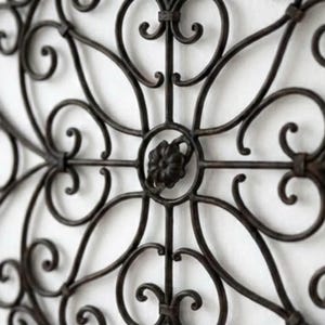 Blacksmith Crafted Wrought Iron Wall Art – Timeless Statement Piece image 13