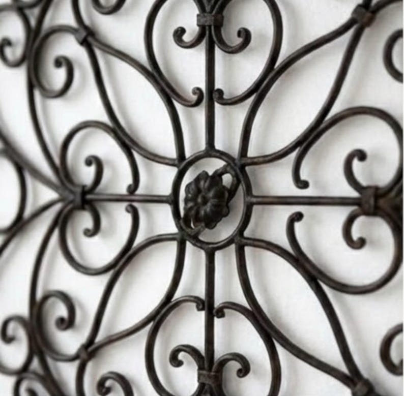 Blacksmith Crafted Wrought Iron Wall Art – Timeless Statement Piece image 13