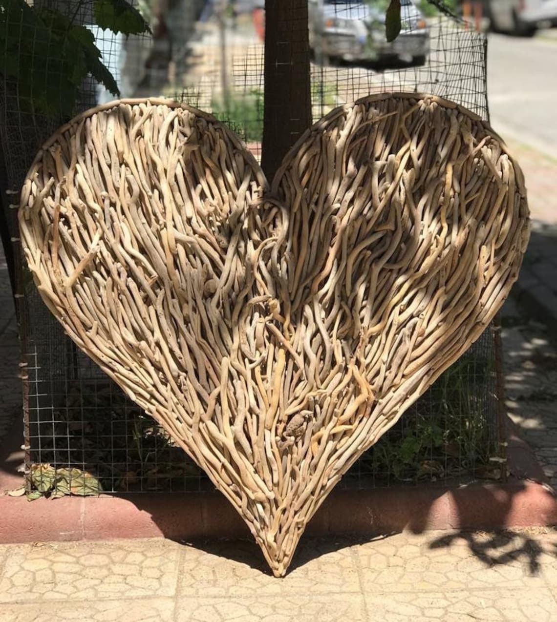 Large Wood Heart Wall Art Wooden Decor Large Wedding Decor Etsy