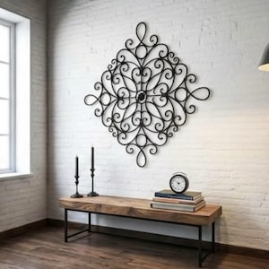 Blacksmith Crafted Wrought Iron Wall Art – Timeless Statement Piece image 17