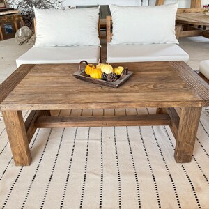 Natural Rustic Coffee Table, Barnwood Farmhouse Table, Reclaimed Coffee Table Wooden, Rustic Reclaimed Wood Table image 6