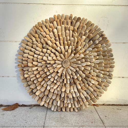 Driftwood Geometric Wood Wall Art Large Home Decor Wood Large Etsy
