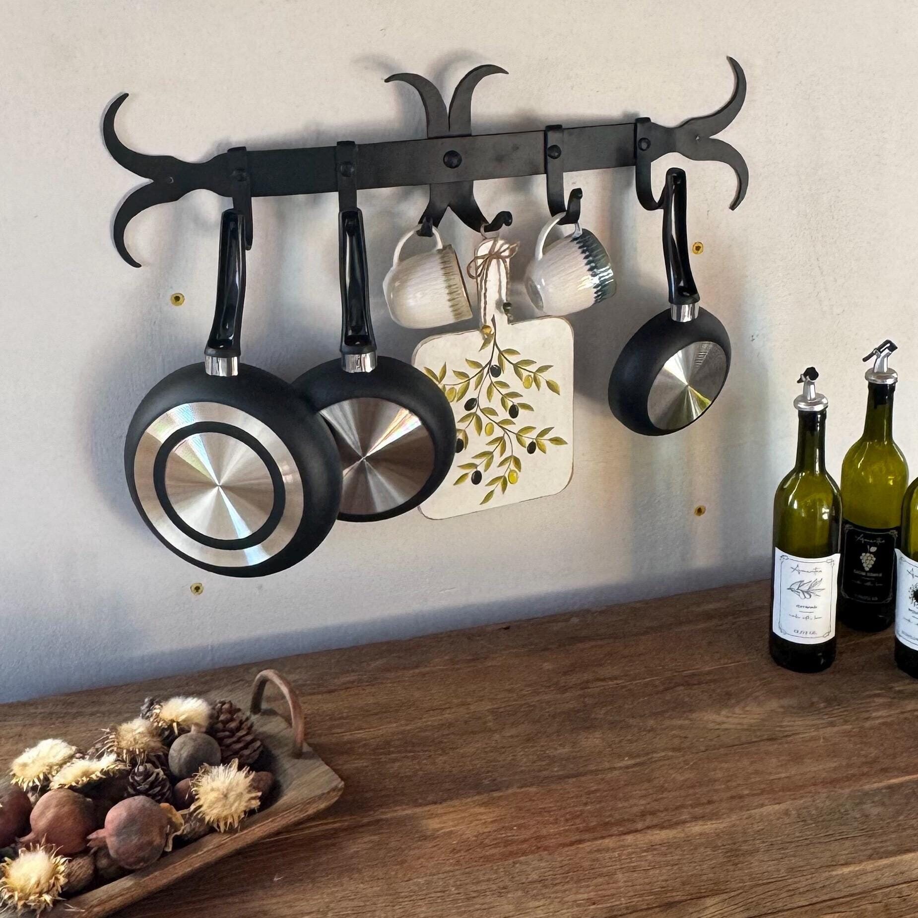 Wall Mount Pot Rack