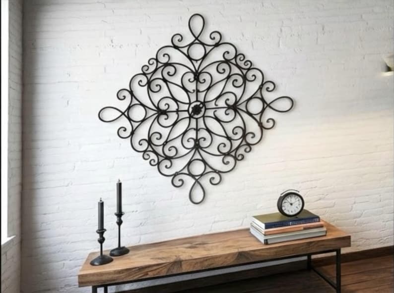 Blacksmith Crafted Wrought Iron Wall Art – Timeless Statement Piece image 11