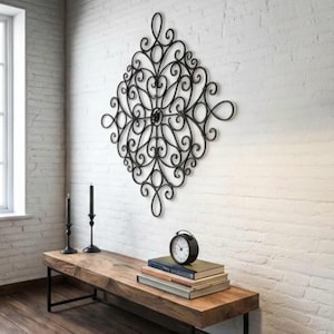 Blacksmith Crafted Wrought Iron Wall Art – Timeless Statement Piece image 4