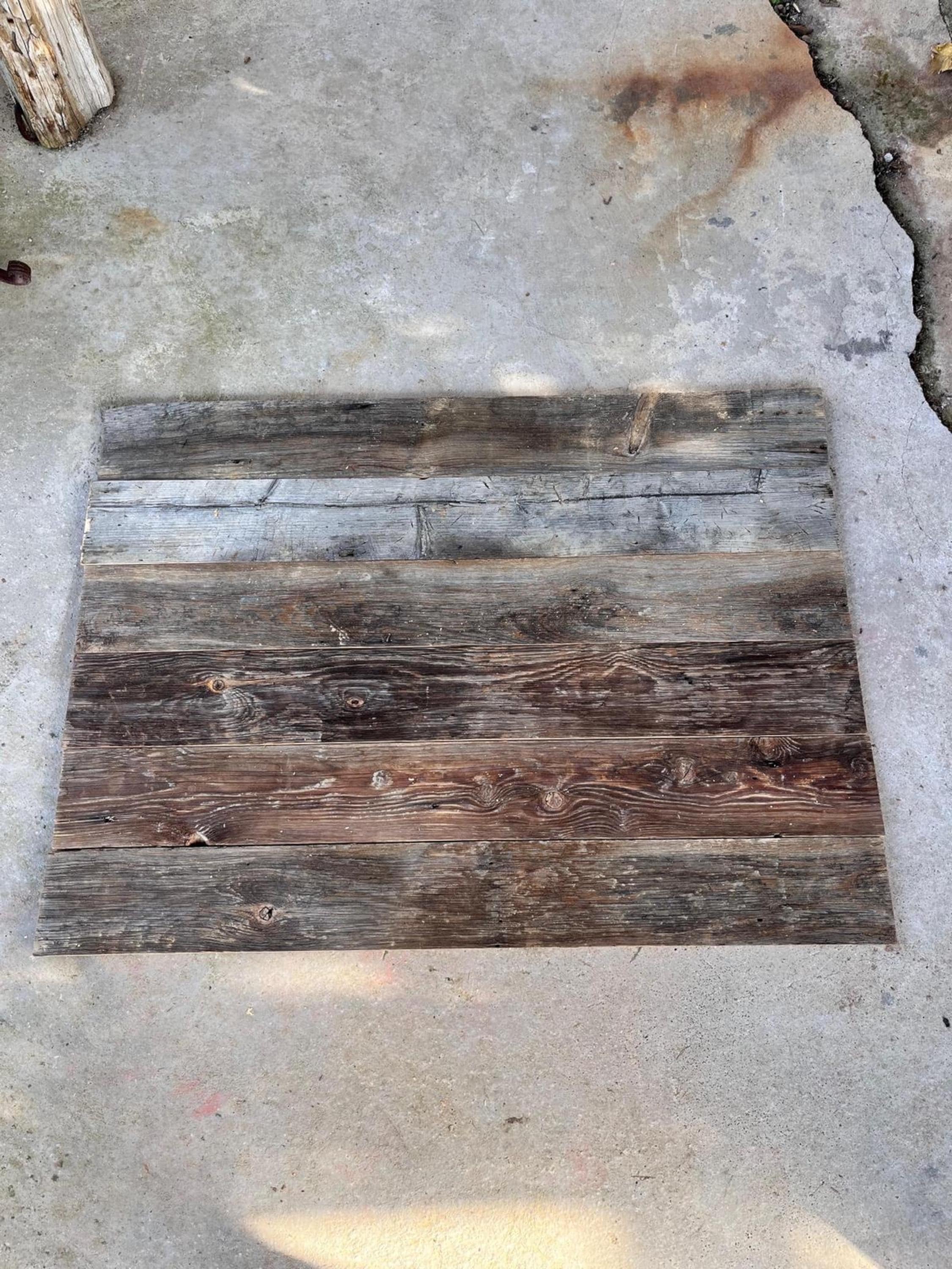 Reclaimed Barn Wood Wall Panels – Aged Grey Finish for Interior Accent ...