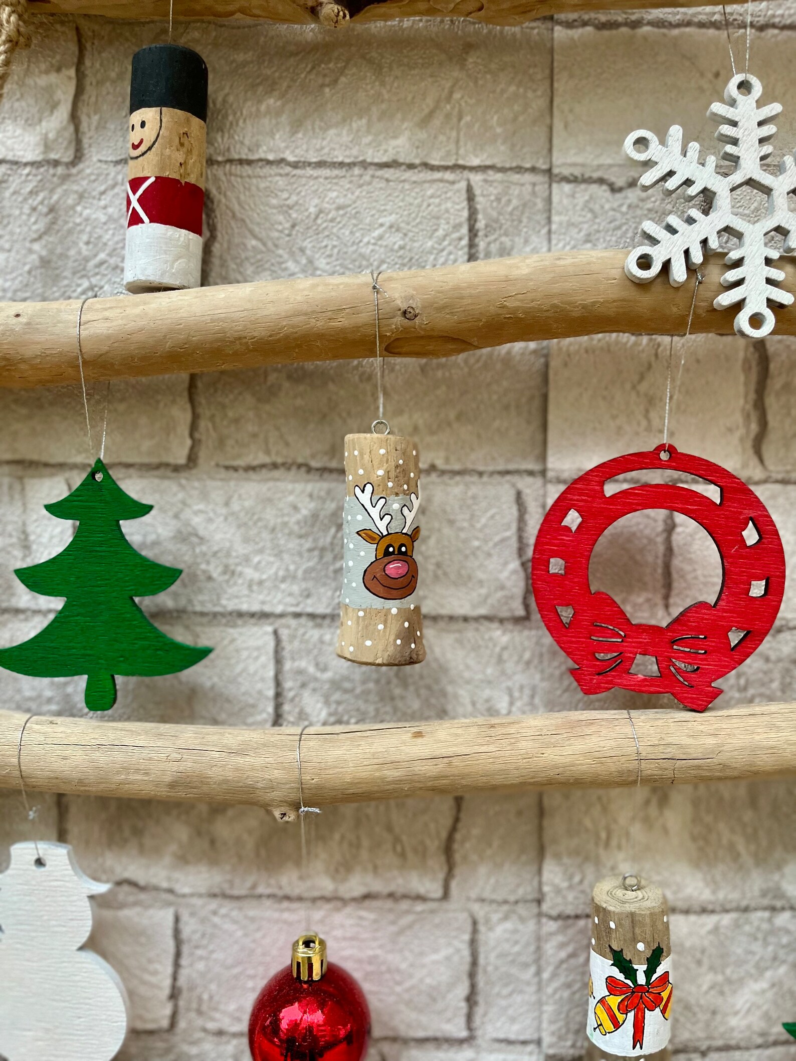 Large Driftwood Christmas Tree Wall Hanging Wooden Xmas Tree Etsy