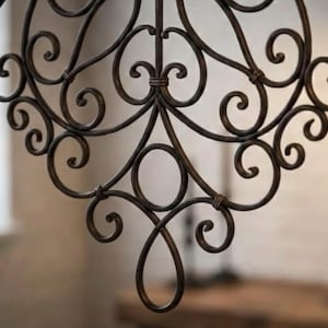 Blacksmith Crafted Wrought Iron Wall Art – Timeless Statement Piece image 7