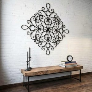 Blacksmith Crafted Wrought Iron Wall Art – Timeless Statement Piece image 10