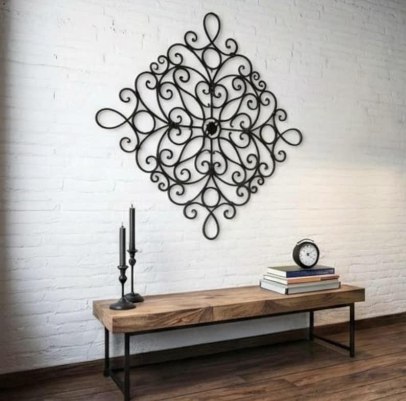 Blacksmith Crafted Wrought Iron Wall Art – Timeless Statement Piece image 10