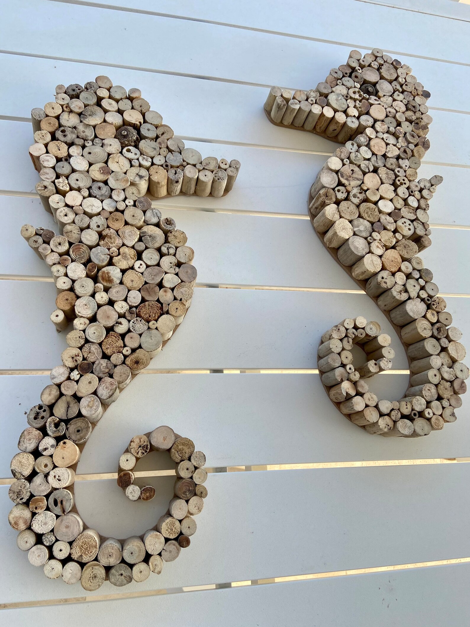 Driftwood Seahorse Wooden Wall Coastal Art Decor Seahorse Etsy