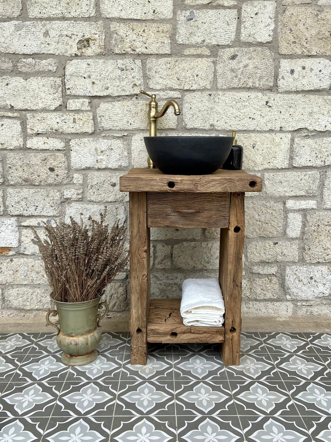 Farmhouse Small Bathroom Vanity 24 Inch, 30 Bathroom Vanity Wood