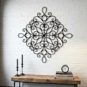 Blacksmith Crafted Wrought Iron Wall Art – Timeless Statement Piece image 12