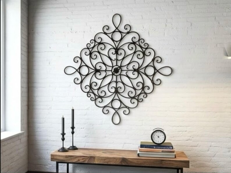 Blacksmith Crafted Wrought Iron Wall Art – Timeless Statement Piece image 12