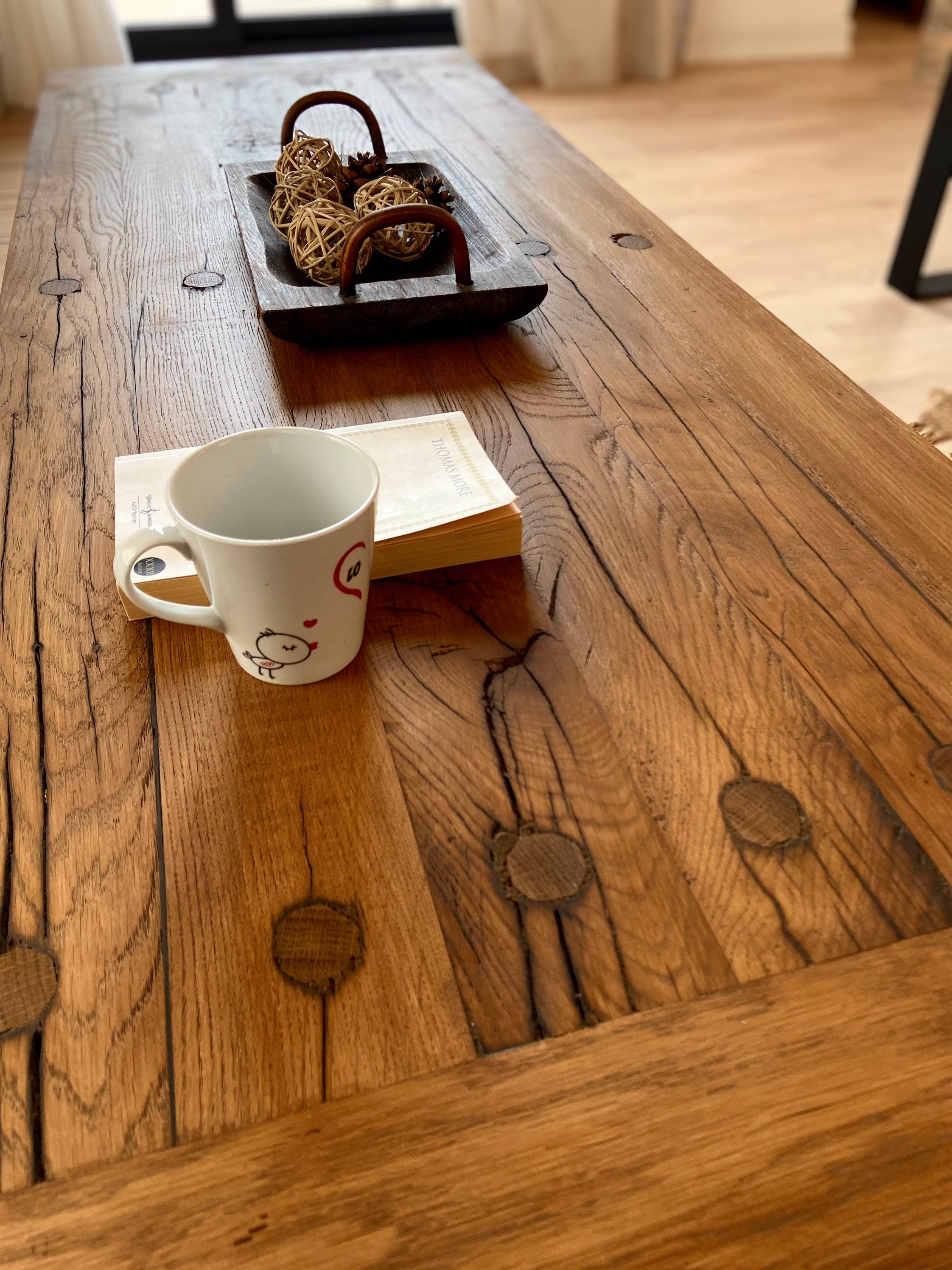 Luipk Decorazione Da Scrivania Rustica Con Gnomo Del Caffè: Cartello In Legno Naturale Con Scritta 'Life Is Better With Coffee'. Dimensioni 12,7x12,7 Cm, Da Parete O Da Tavolo.
