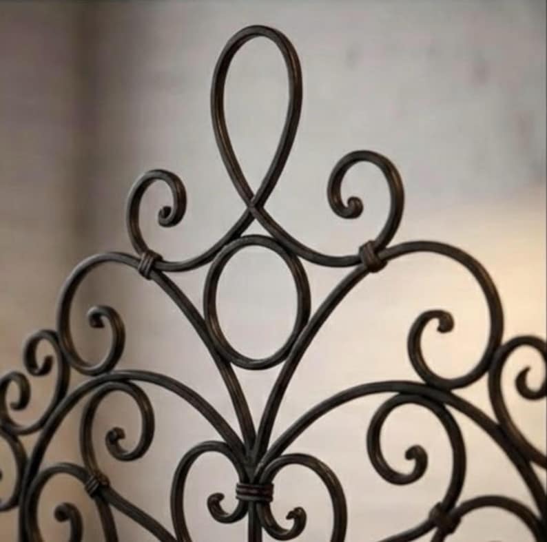 Blacksmith Crafted Wrought Iron Wall Art – Timeless Statement Piece image 9
