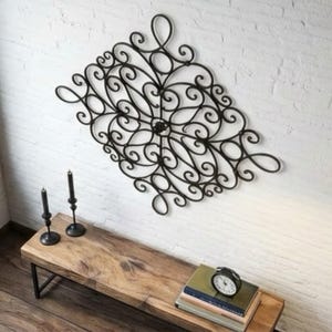 Blacksmith Crafted Wrought Iron Wall Art – Timeless Statement Piece image 18