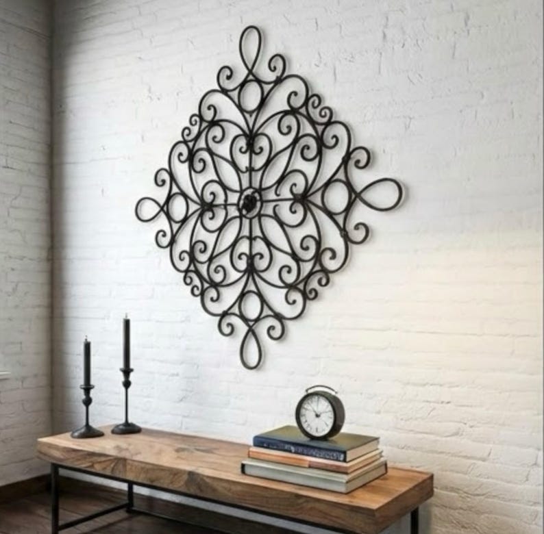 Blacksmith Crafted Wrought Iron Wall Art – Timeless Statement Piece image 15