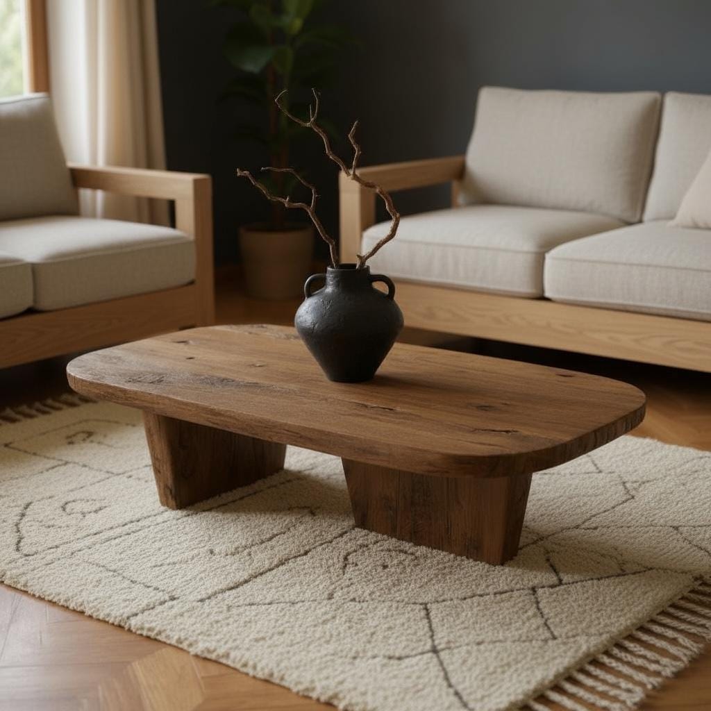 Snapshot of Japandi Reclaimed Wood Coffee Table Designs