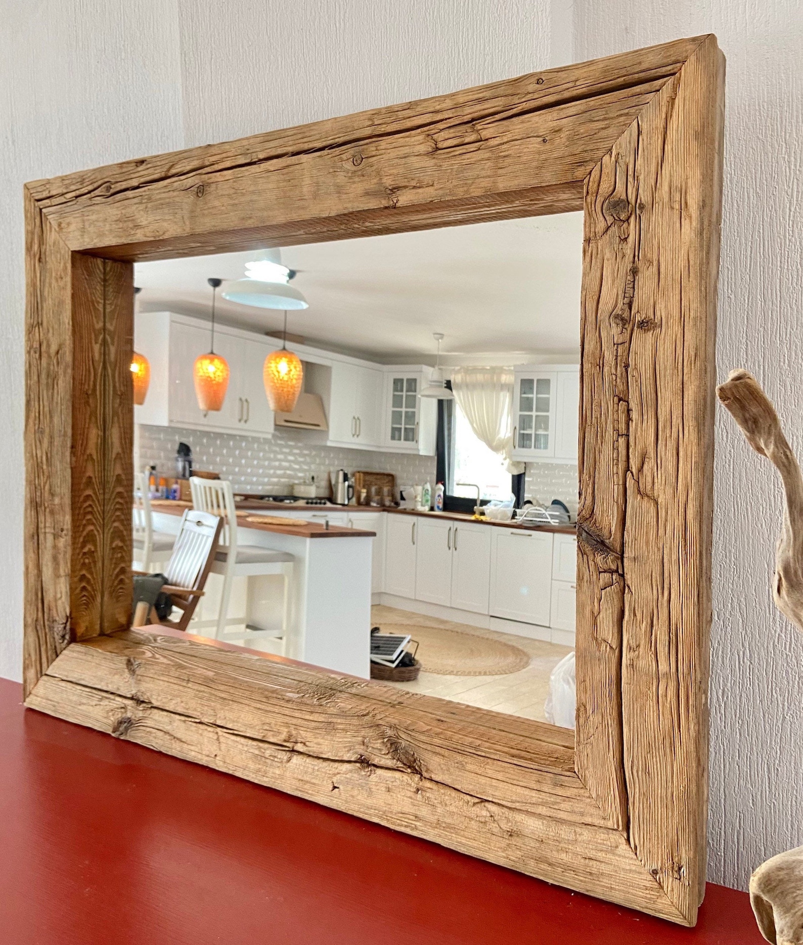 Rustic Floor Mirror Full Length Full Body Mirror Floor Etsy UK