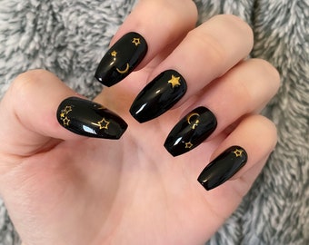 Featured image of post View 30 Simple Sun And Moon Acrylic Nails