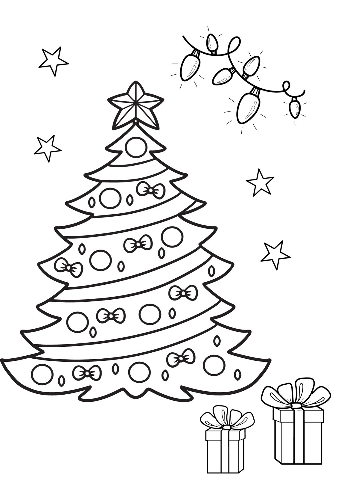 Printable Christmas Colouring Page, Christmas Colouring, Etsy
