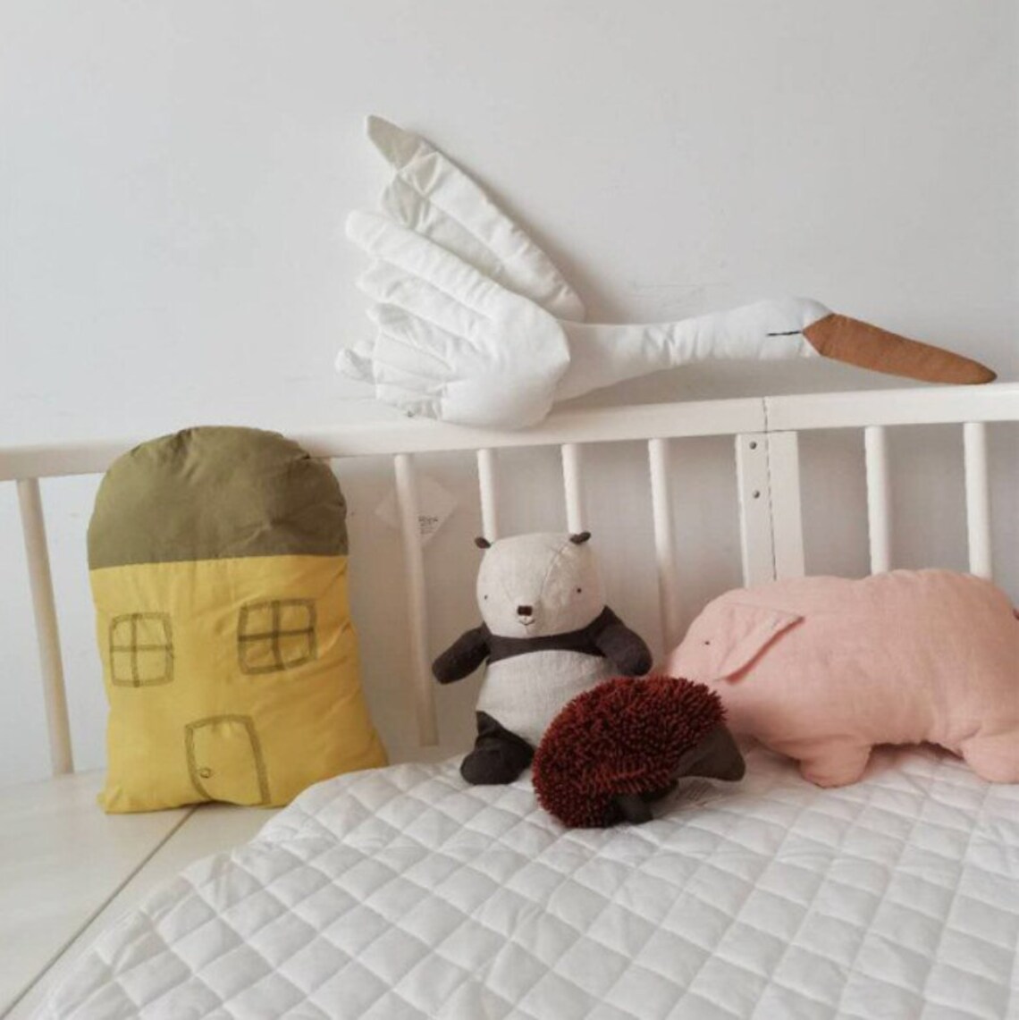 Wall Hanging Swan/Nursery Room Decor/ Hanging Ornaments/Baby Etsy