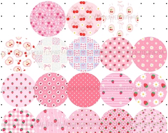 Coquette Car Coaster PNG Bundle, Pink Bow Strawberry Cherry Coffee Coaster Design, Coquette Round Keychain Designs, Car Coasters Sublimation