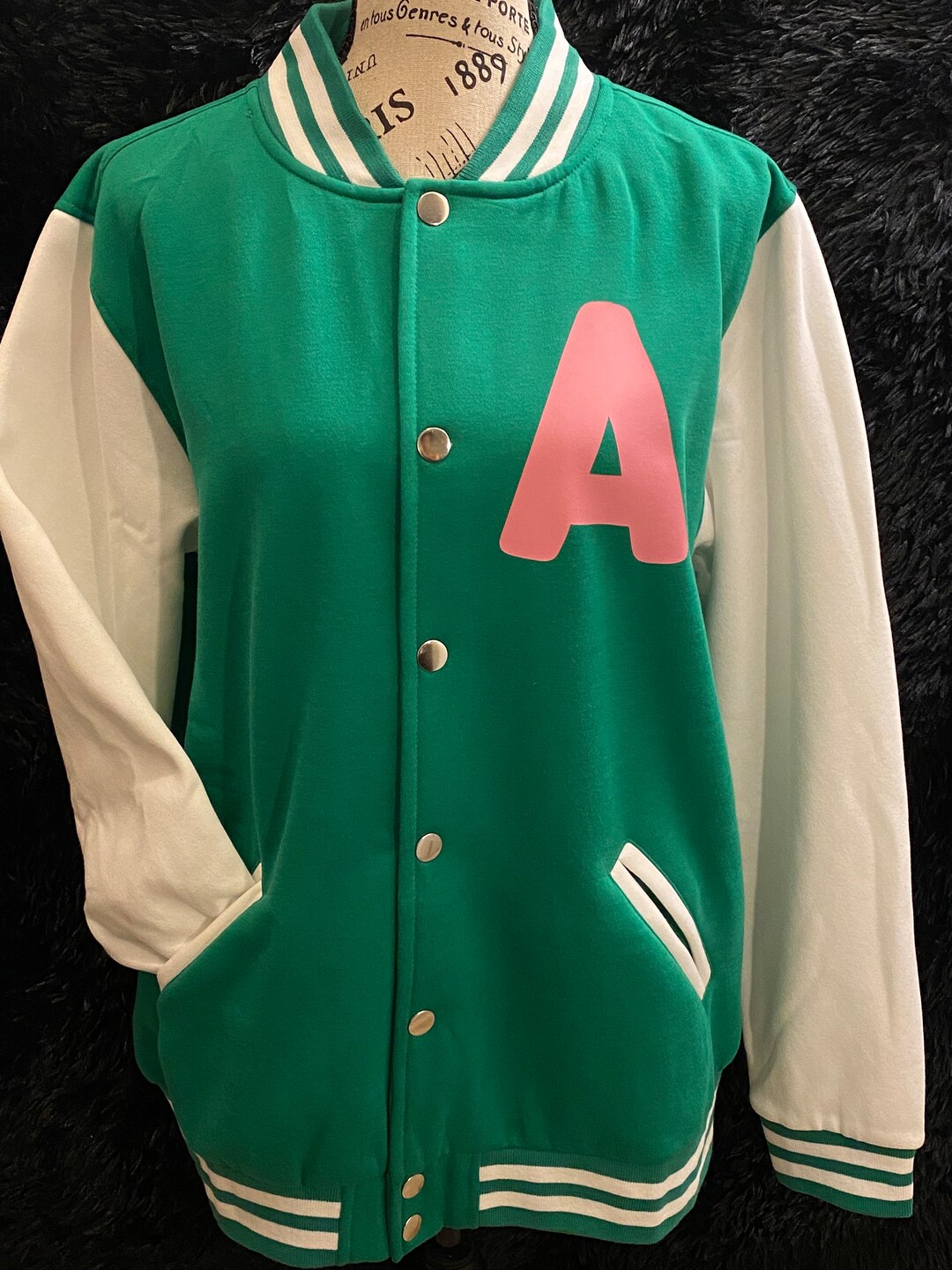 A Ivy League Varsity Jacket Alpha Kappa Alpha Etsy