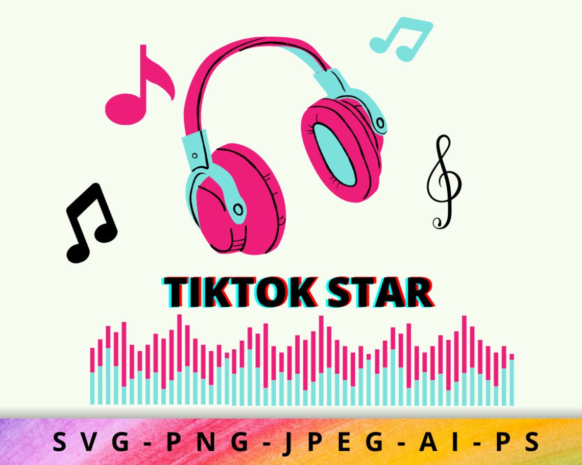 Tik Tok svg TikTok birthday svg file TikTok clipart TikTok Etsy