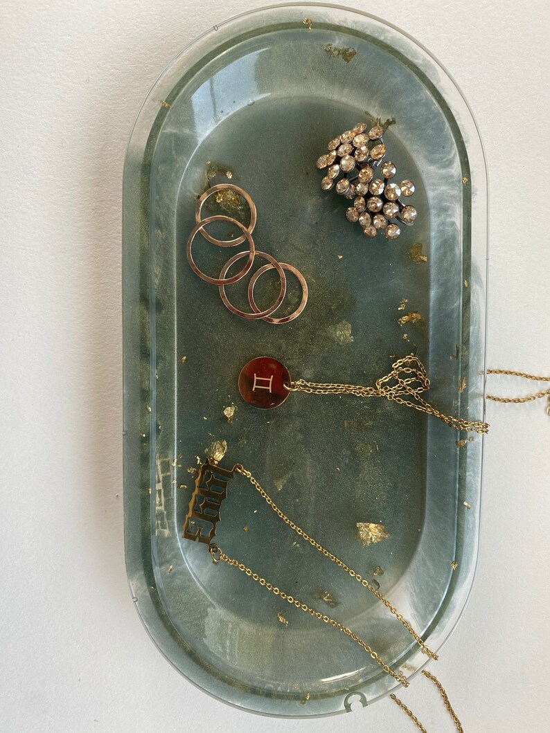 Jewellery bowl Tray Resin Art Epoxy Art Jewellery shelf Ring bowl Jewelry Tray