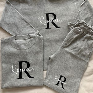 3 piece personalised short, tshirt, hoodie set / Initial and name shorts set / children’s summer two piece / personalised summer wear