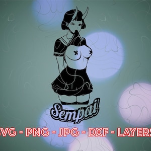 Bundle Ahegao svg, Ahegao, Ahegao Layers svg, Ahegao face, bundle ahegao, ahegao silhouette, waifu, Neko Ahegao, waifu svg